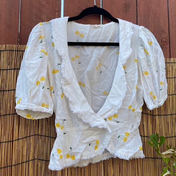 For love and lemons Ashland wrap top - Picture 6 of 9